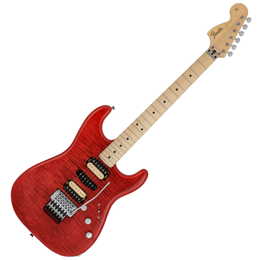 Fender Michiya Haruhata Stratocaster Trans Pink エレキギター 正面 全体像