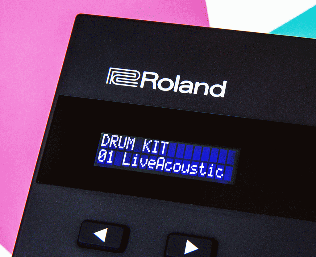 Roland TD-07KV 電子ドラム ドラムキット サウンドモジュールコントロールパネル画像
