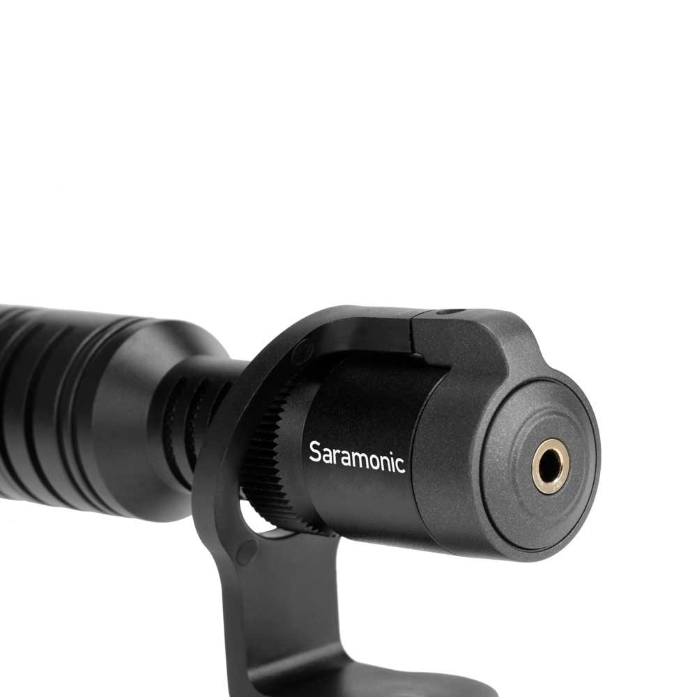 Saramonic Vmic Mini デジタル一眼レフ ビデオカメラ スマートフォン用 コンデンサーマイク アウトプットジャック部画像