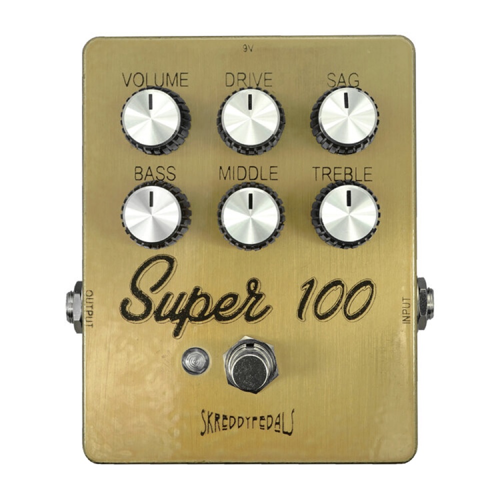 Skreddy Pedalsからクラシックロック用オーバードライブ「Super 100」が発売開始
