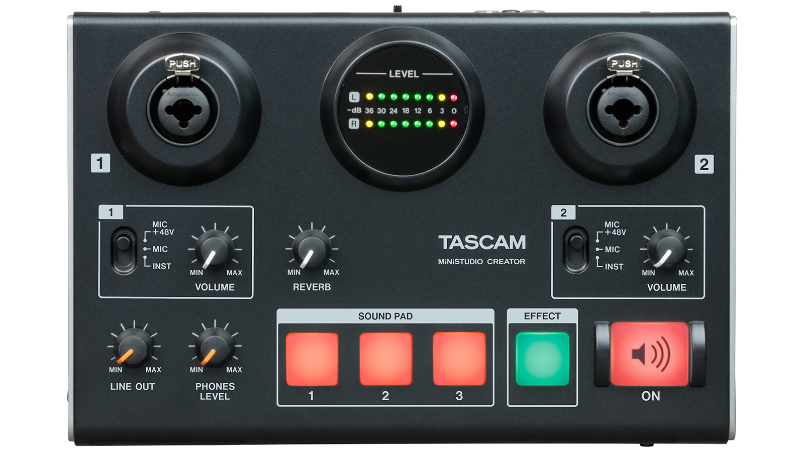 かんたん操作で各種ネット配信サービスを使った音声演出を楽しめる「TASCAM MiNiSTUDIO CREATOR US-42B」発売