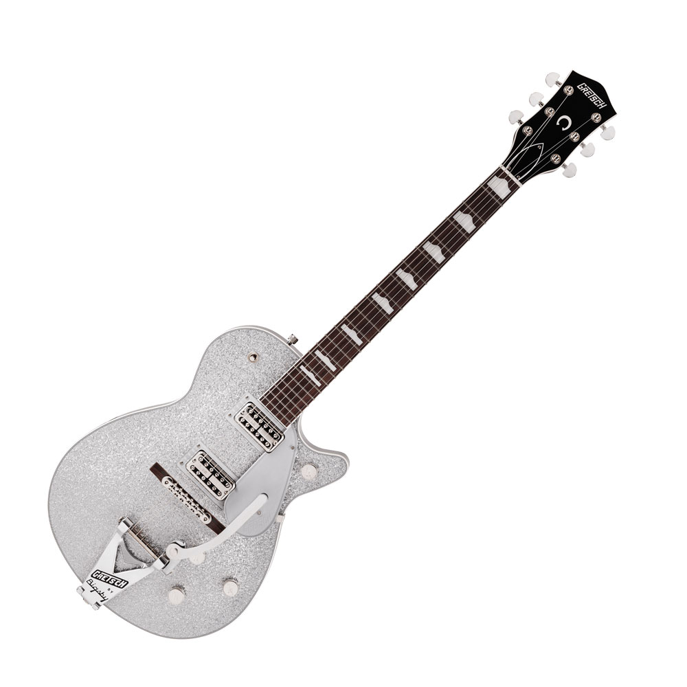 GRETSCH G6129T-89 Vintage Select '89 Sparkle Jet with Bigsby Silver Sparkle エレキギター