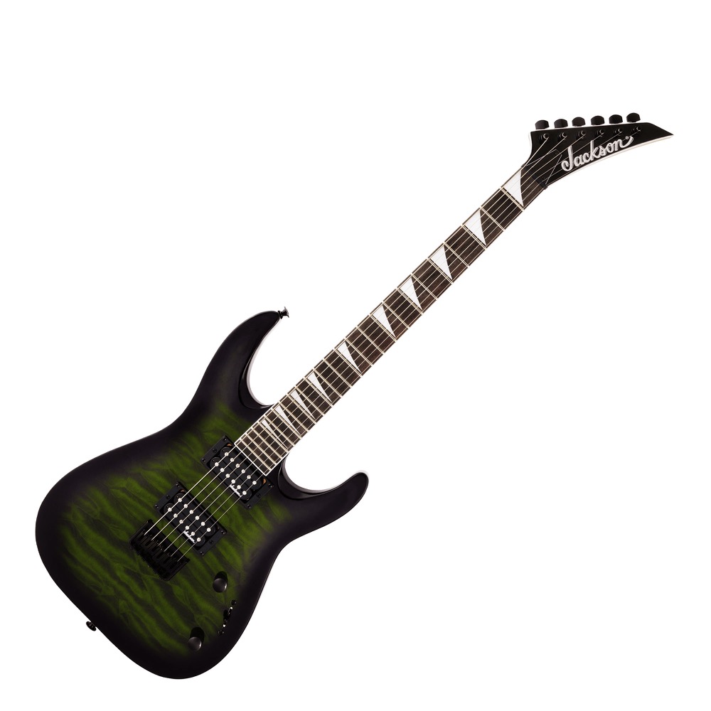 Jackson JS Series Dinky Arch Top JS32Q DKA HT Transparent Green Burst エレキギター