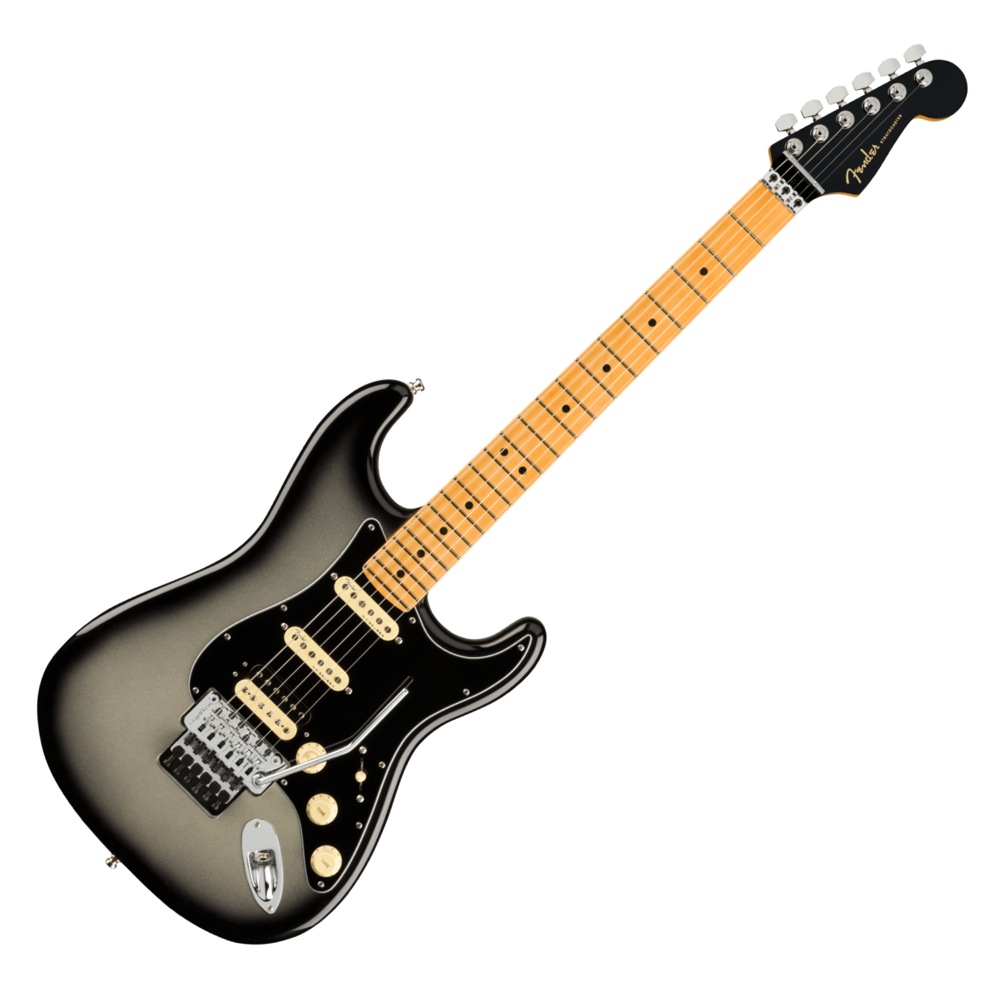 Fender American Ultra Luxe Stratocaster Floyd Rose HSS MN SVB エレキギター