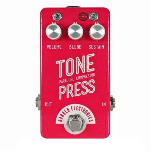 Barber Electronicsからシンプルなコンプ「Tone Press V2 Red」発売開始