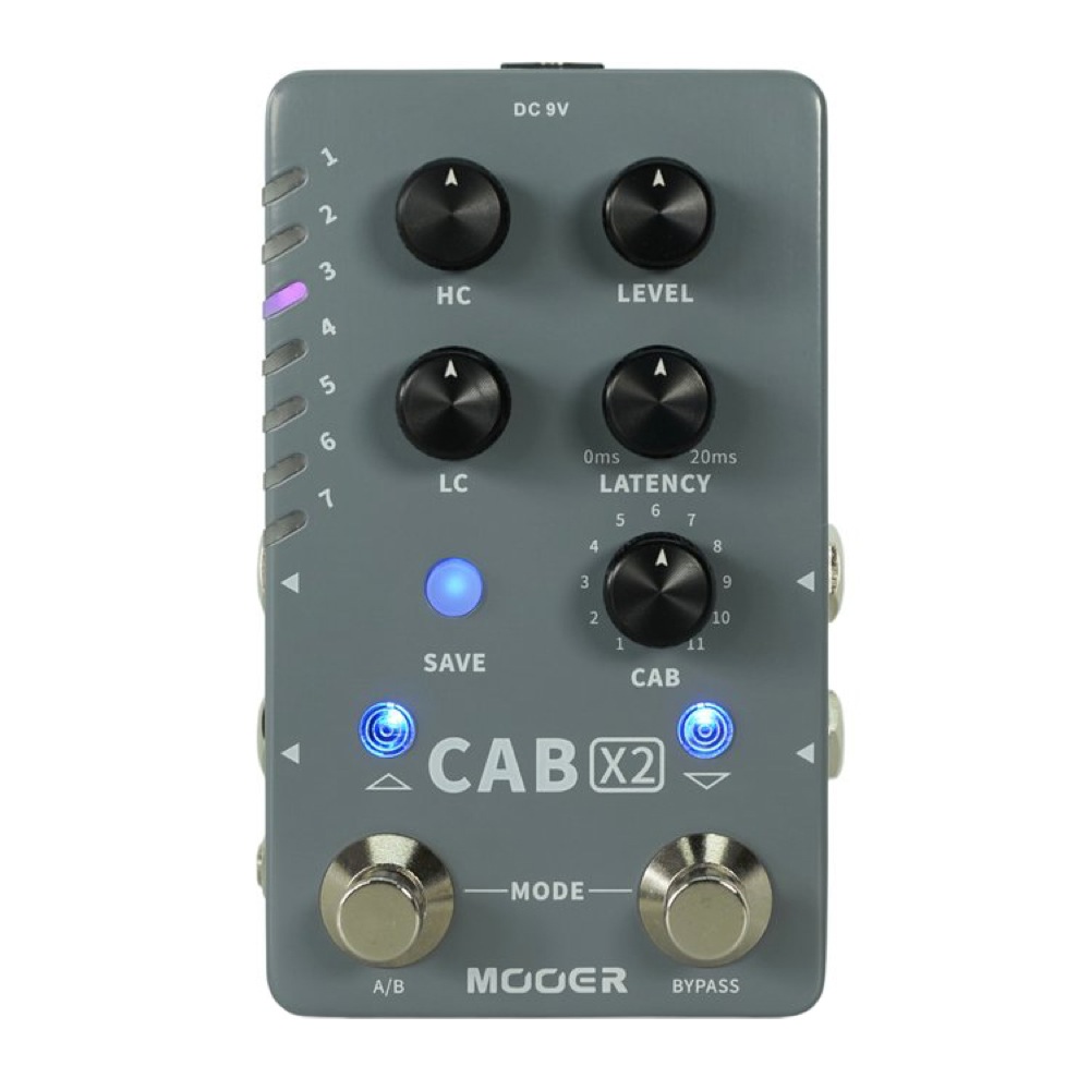 Mooer（ムーアー）からキャビネットシミュレーター「CAB X2」が発売！