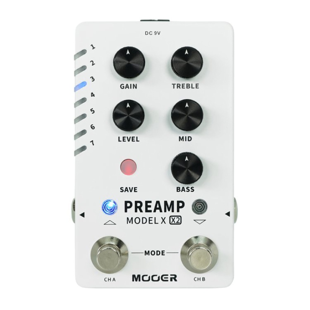 Mooerから様々なアンプサウンドを自在に作ることのできるペダル「PREAMP MODEL X2」が発売！