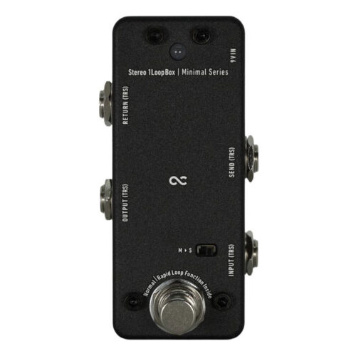 One Control (ワンコントロール) シンプルなステレオ1ループスイッチャー「One Control Minimal Series Stereo 1Loop Box」が登場！
