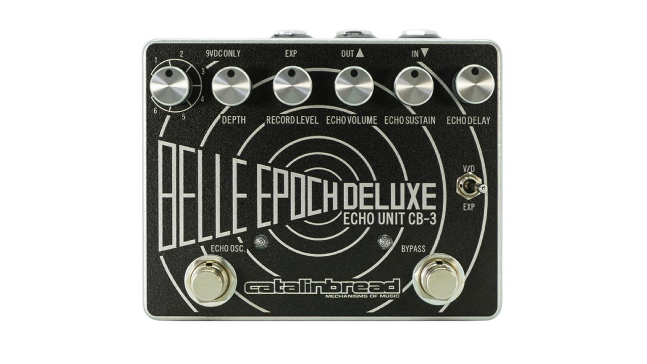Catalinbread Belle Epoch Deluxe Black and Silver ディレイ ギターエフェクター