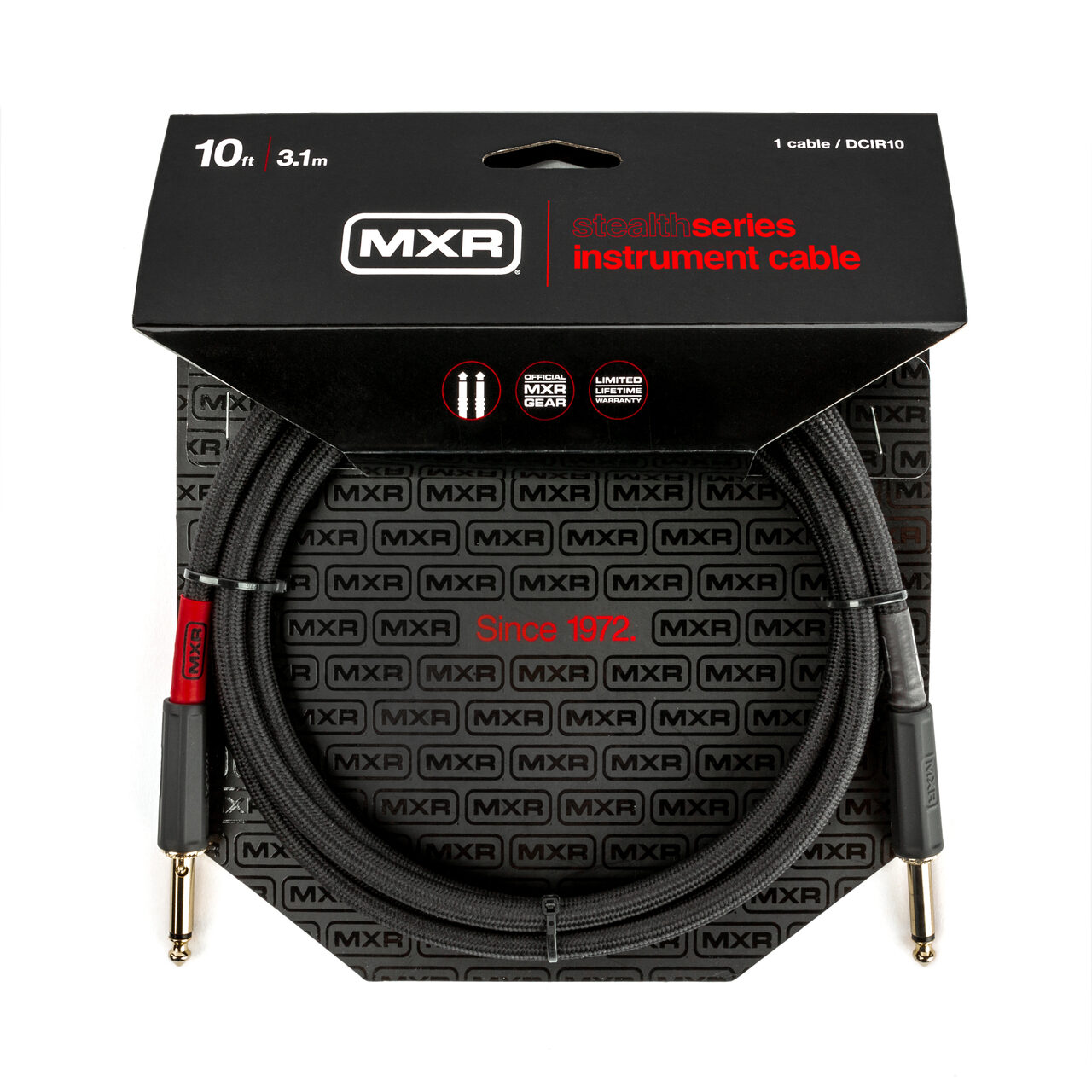 MXR DCIR10 10ft Stealth Series Instrument Cable 3m ギターケーブル