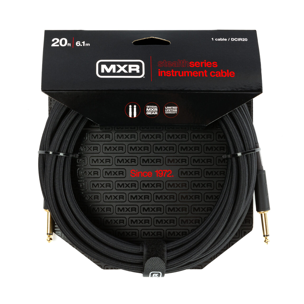 MXR DCIR20 20ft Stealth Series Instrument Cable 6m ギターケーブル
