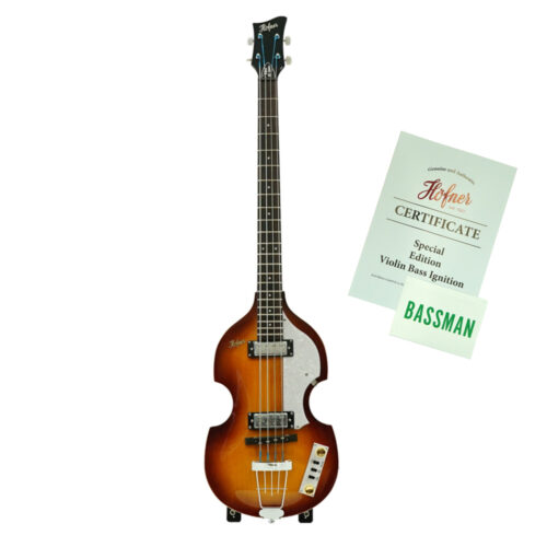 Hofner(ヘフナー)より日本向け特別仕様の限定モデル「Ignition Bass SB バイオリンベース」発売！