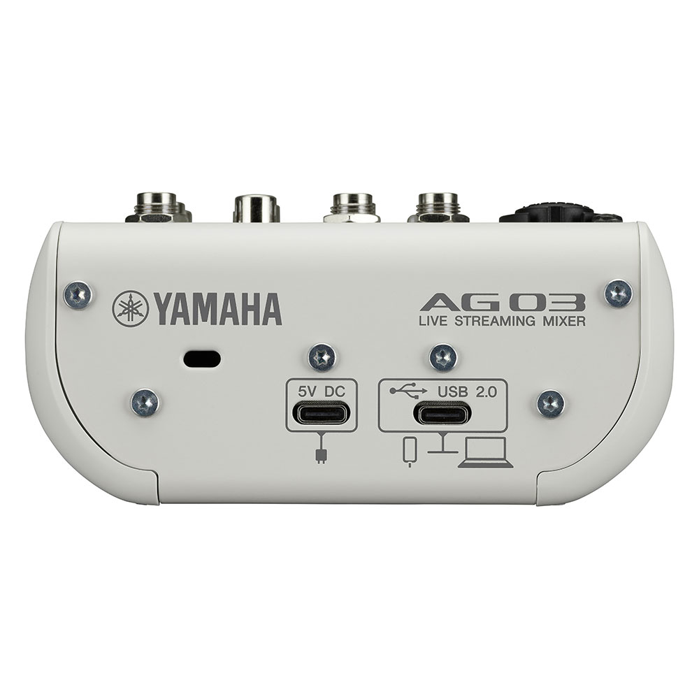 YAMAHA AG03 MK2 W 3チャンネル ライブストリーミングミキサー ホワイト
