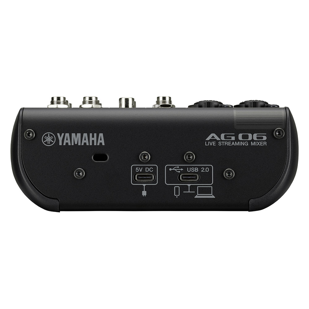 YAMAHA AG06 MK2 B 6チャンネル ライブストリーミングミキサー ブラック