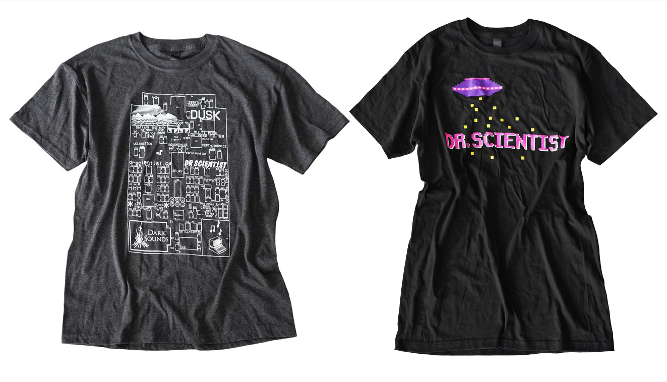 Dr.Scientist(ドクターサイエンティスト)からエフェクターをイメージしたデザインのTシャツが発売！