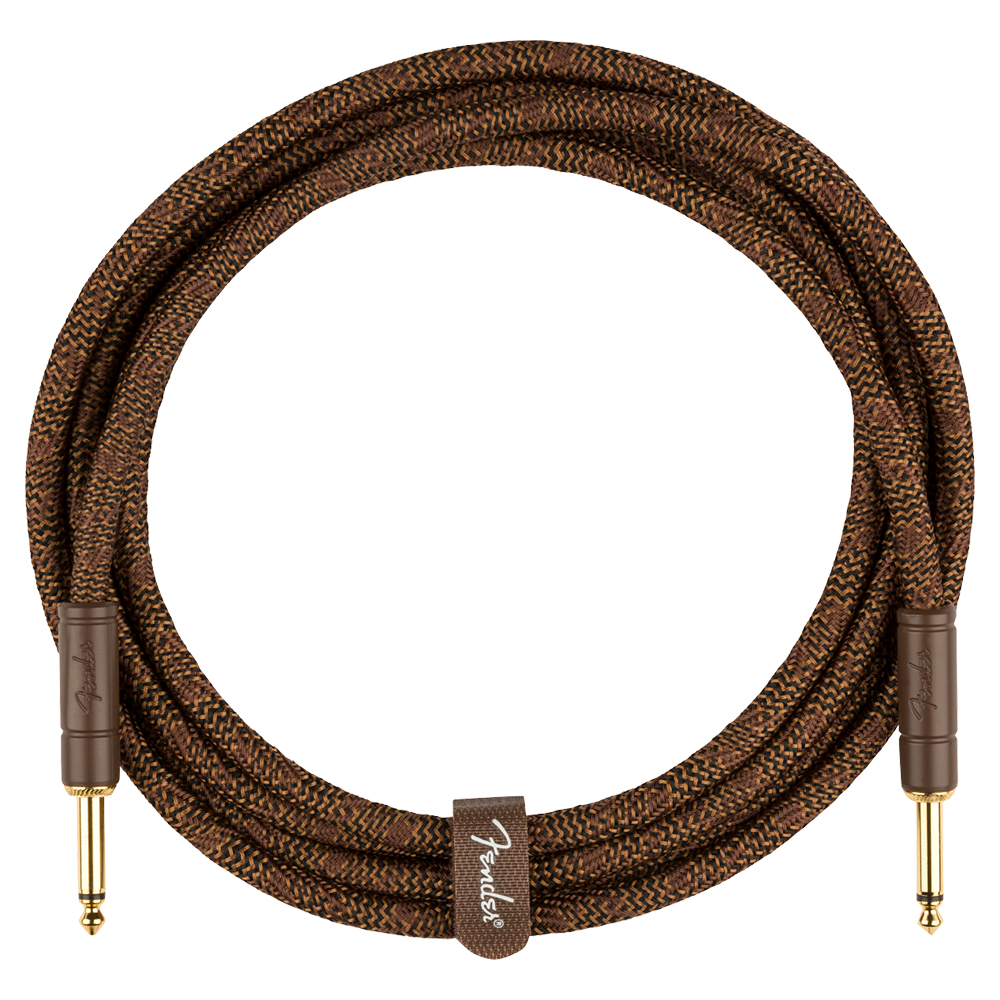 Fender Paramount 10'（約3m） Acoustic Instrument Cable Brown ギターケーブル