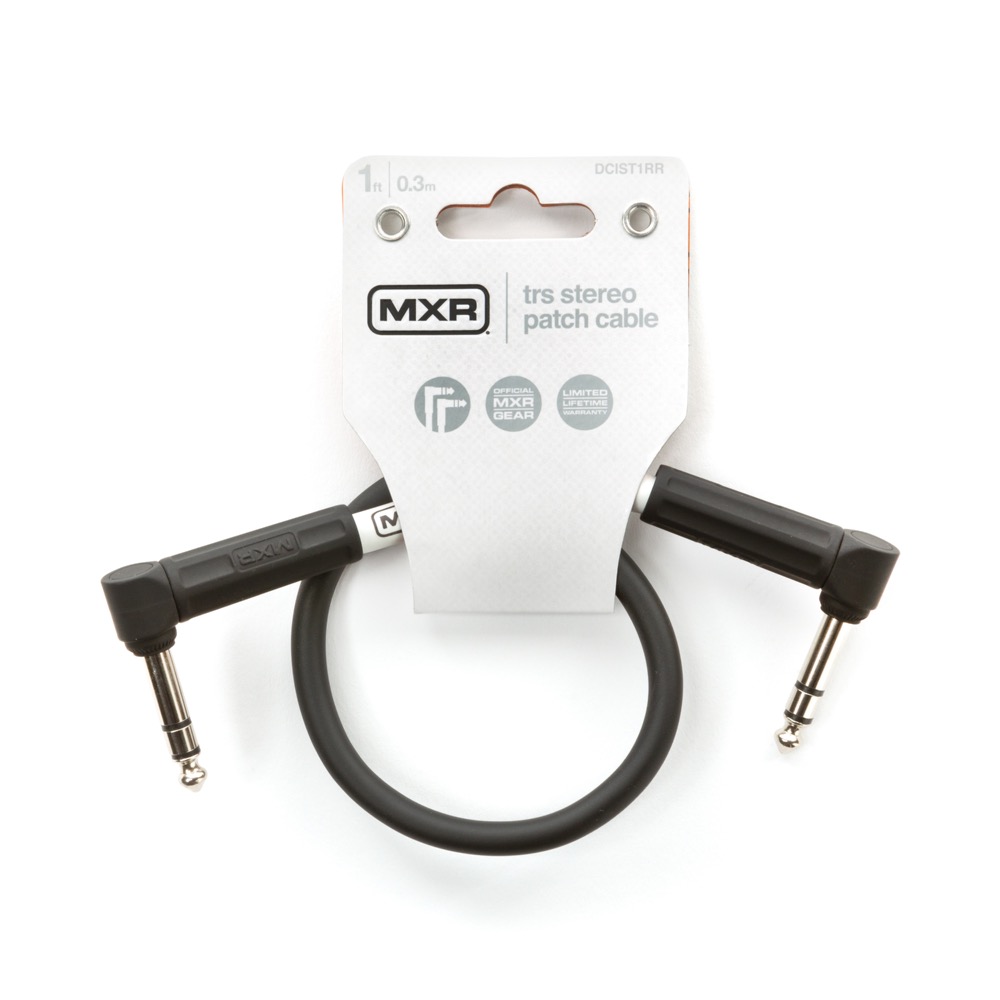 MXR DCIST01RR 1ft TRS Stereo Cable LL ステレオケーブル
