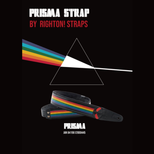 Righton! STRAPS（ライトオンストラップス）からピンクフロイドの有名なジャケットからインスピレーションを得たギターストラップ「PRISMA」が発売！