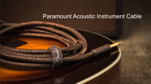 Fender（フェンダー）からプレミアムな美しさと長く使えるパフォーマンスを備えたギターケーブル「Paramount Acoustic Instrument Cable」が発売！