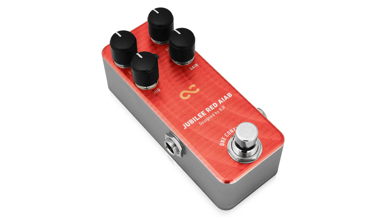 One Control（ワンコントロール）から80sロックサウンド、モダンハイエンドトーンまでコントロールできるAIABペダル「JUBILEE RED AIAB」が発売！