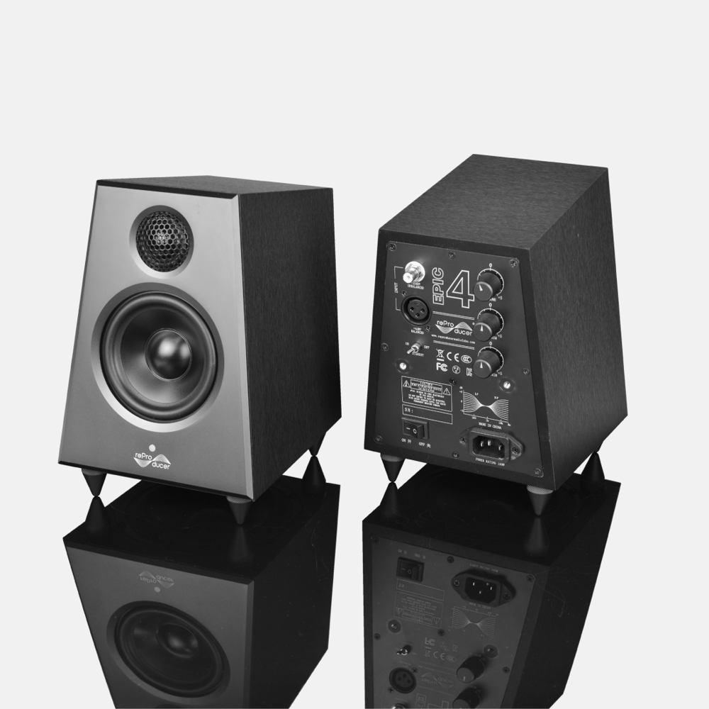 reProducer Audio Epic 4 アクティブスタジオモニタースピーカー 1ペア