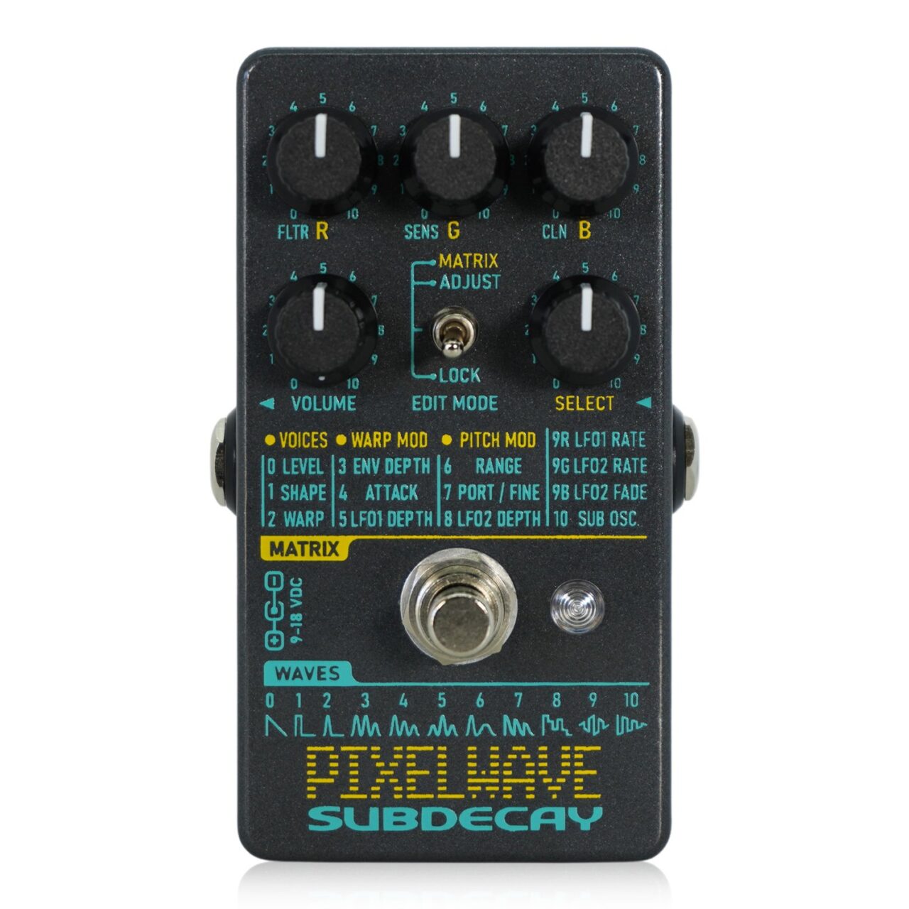 Subdecay PixelWave Phase Distortion Synthesizer ギターシンセサイザー エフェクター