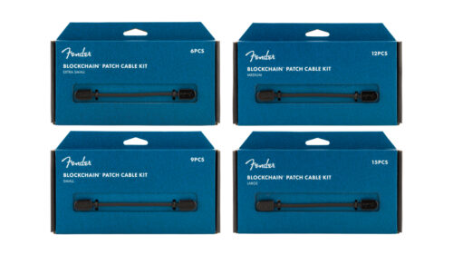 Fender（フェンダー）からパッチケーブルコレクション「Blockchain Patch Cable Kit」が発売！