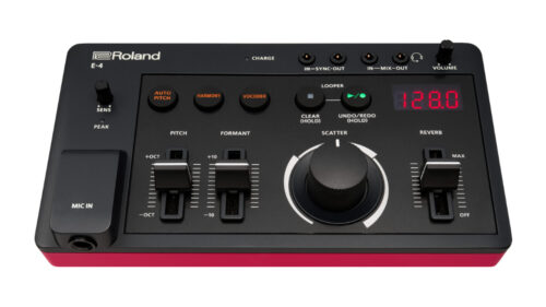 ROLAND（ローランド）AIRA COMPACTシリーズから、お手軽に声を操って音楽に変えてしまうボイスエフェクター「E-4 VOICE TWEAKER」が発売！