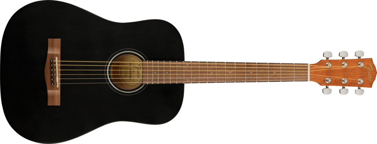 Fender FA-15 3/4 Scale Steel BLACK W/BAG WN アコースティックギター