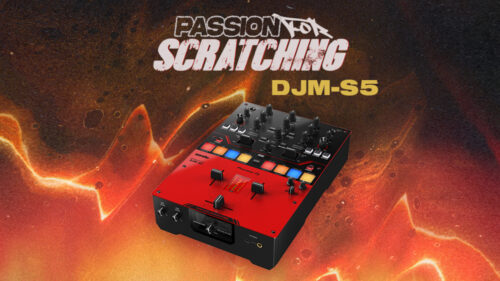Pioneer DJ（パイオニアDJ）からグロスレッドカラーが印象的なSerato DJ Pro対応のスクラッチスタイル 2ch DJミキサー「DJM-S5」が発売！