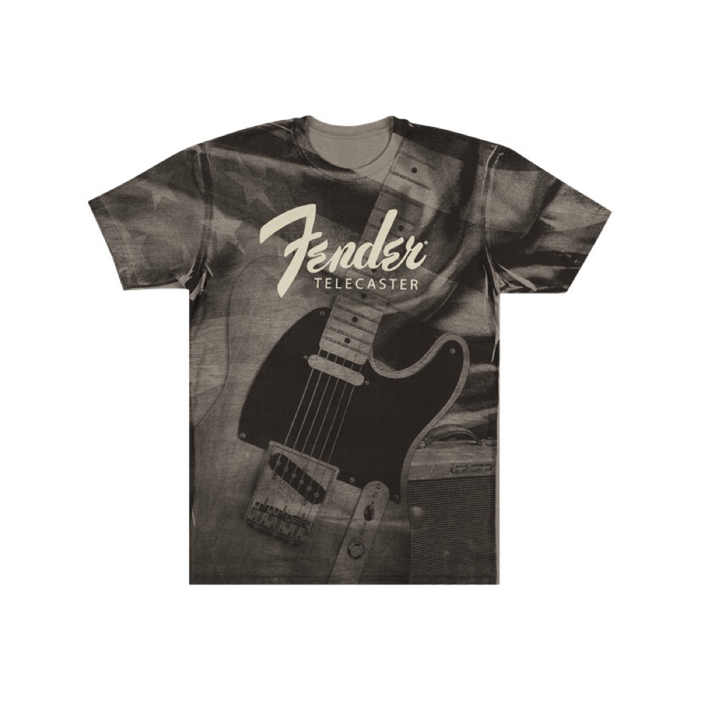 Fender Tele Belt Print T-Shirt XLサイズ Tシャツ 半袖