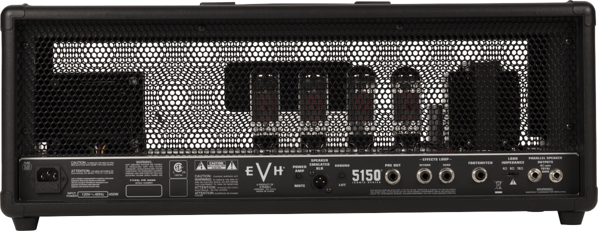 EVH 5150 Iconic Series 80W Head Black ギターアンプ ヘッド