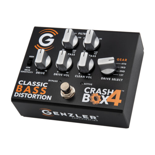 GENZLER（ゲンツラー）からオールアナログ仕様のベース用ディストーションペダル「CRASH BOX 4 – CLASSIC BASS DISTORTION PEDAL」が発売！