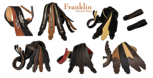 高品質な素材を使用しタイムレスなデザインを採用したストラップを製作する、Franklin（フランクリン）ギターストラップの取扱い開始！