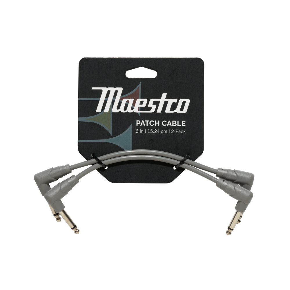 Maestro（マエストロ）からレトロなデザインのパッチケーブル「Instrument Patch Cables（2本パック）」が登場！