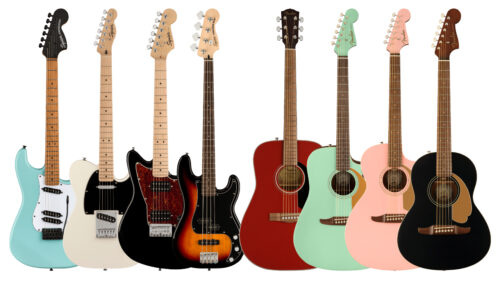 Squier、Fender Acoustics からFender Special Runモデル23機種が数量限定で発売！