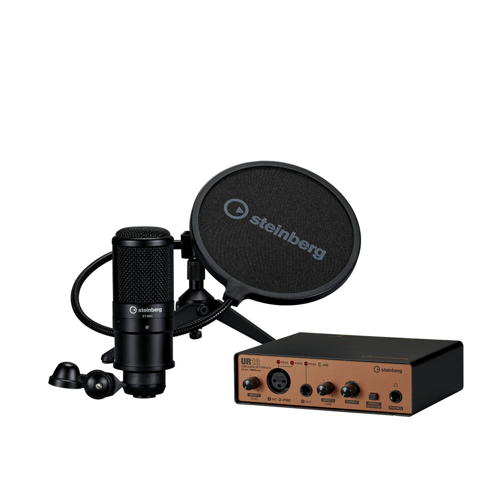 Steinberg UR12B PS Pack USB オーディオインターフェース Podcast Starter Pack