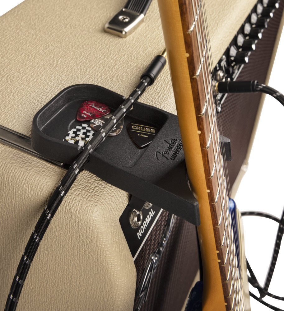 Fender Amperstand Guitar Cradle Black ギターレスト使用例