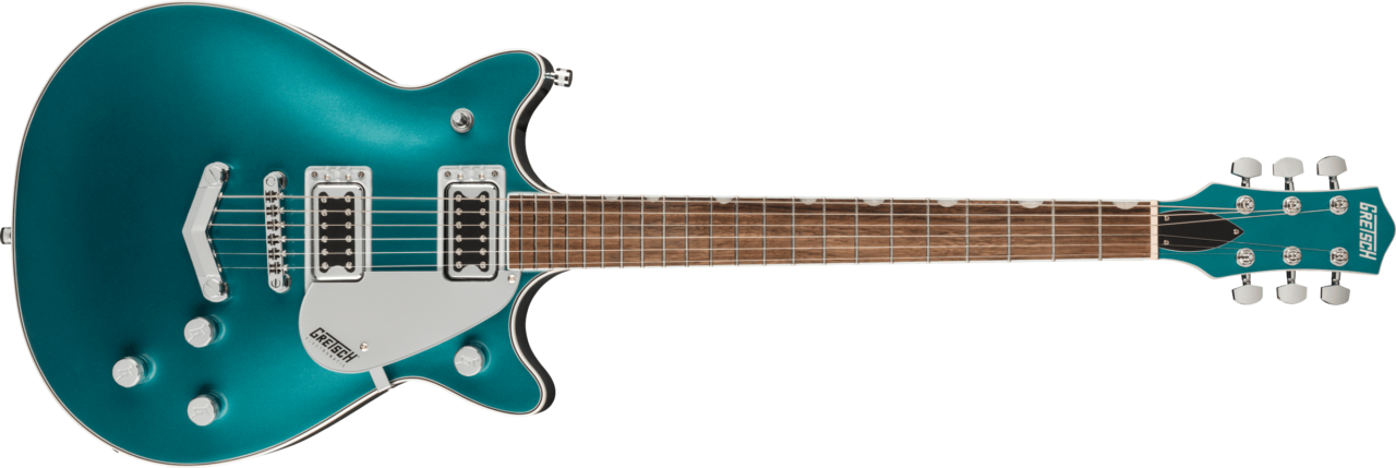 GRETSCH G5222 Electromatic Double Jet BT with V-Stoptail Ocean Turquoise エレキギター