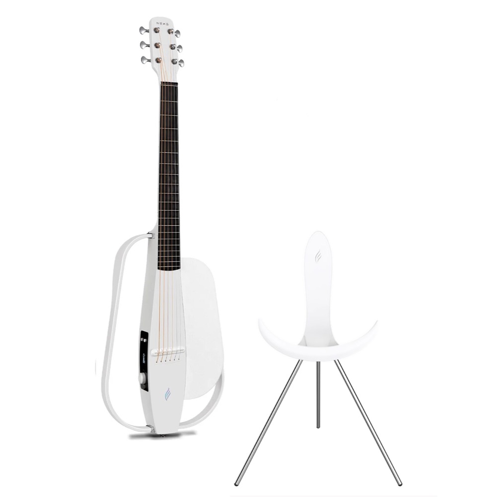 Enya Guitars NEXG WHT スマート・オーディオ・ギター 充電スタンドセット