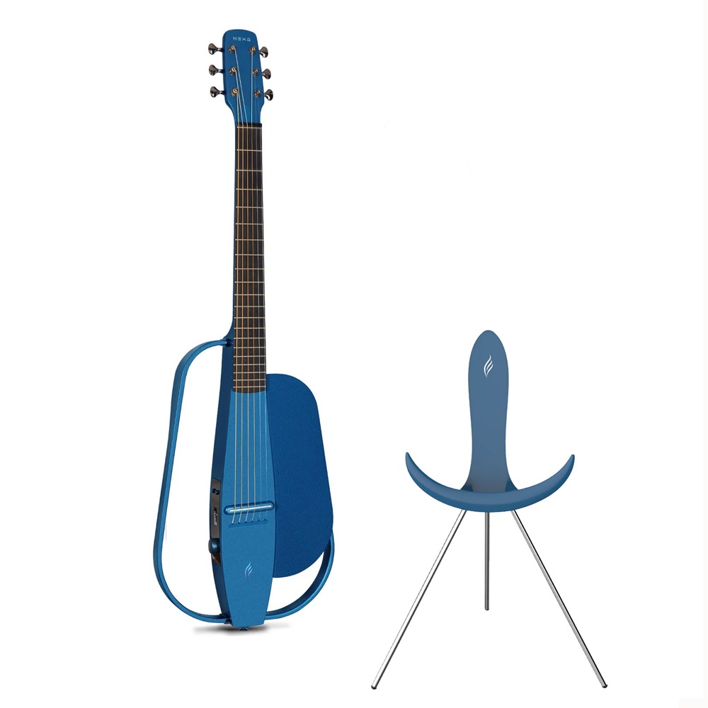Enya Guitars NEXG Blue スマート・オーディオ・ギター 充電スタンドセット