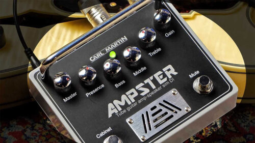Carl Martin(カールマーチン)より本物のチューブを搭載したアンプ/スピーカーシミュレーターペダル「Ampster」が発売！