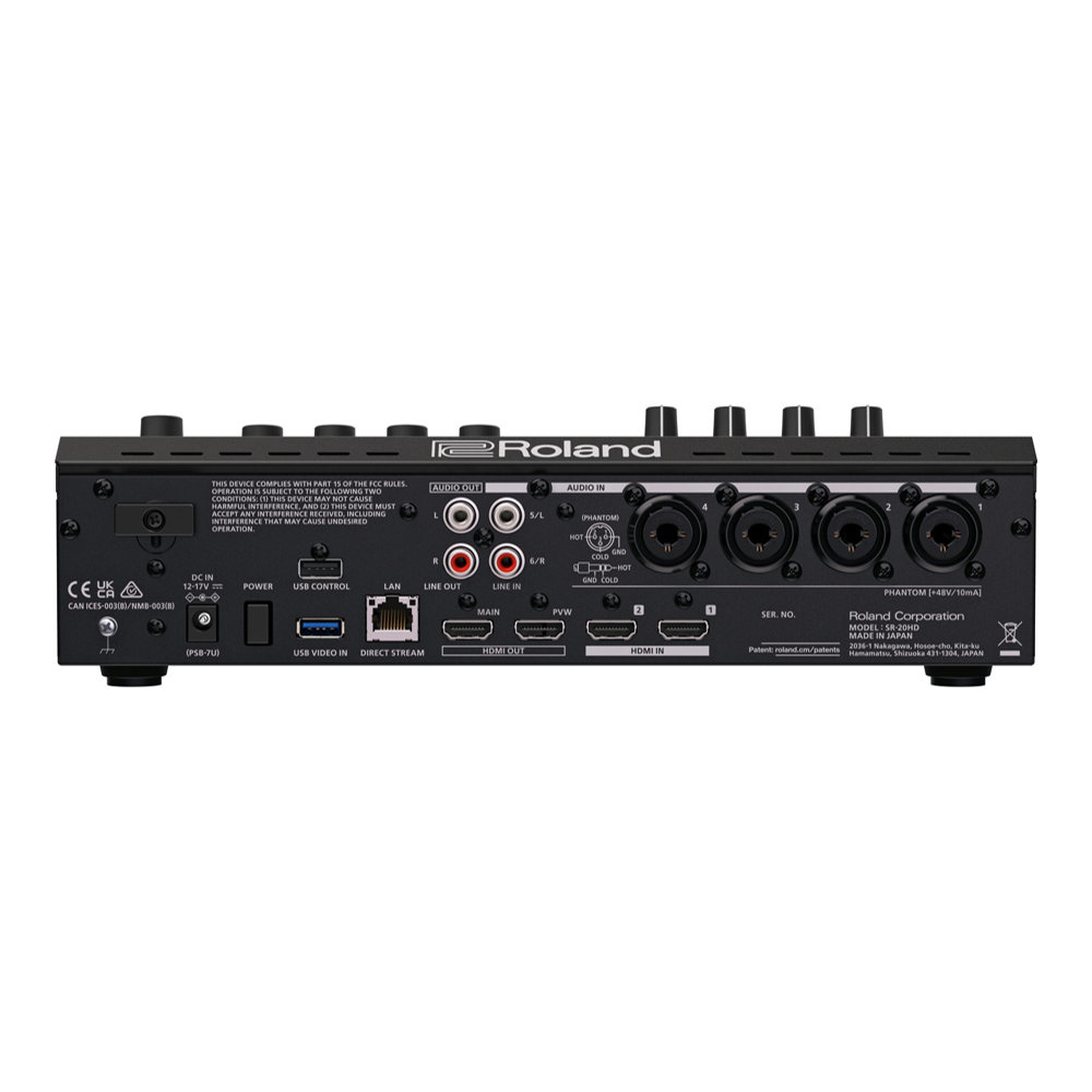 ROLAND SR-20HD Direct Streaming AV Mixer ライブ配信向けAVミキサー