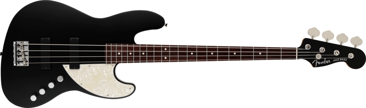 Fender Made in Japan Elemental Jazz Bass HH RW Stone Black エレキベース