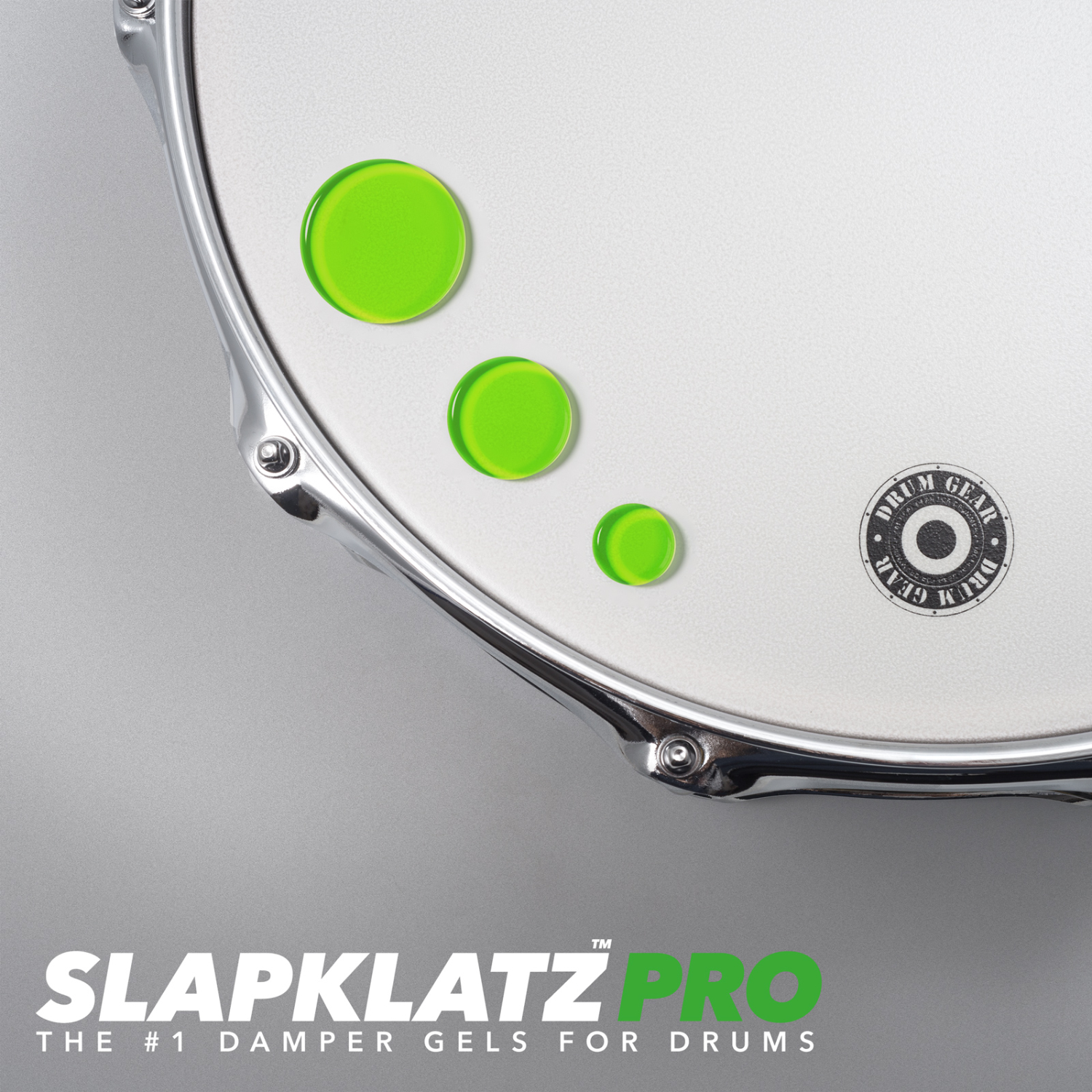 SlapKlatz PRO Ver.2 GEL ALIEN Green ドラム用ミュートジェル