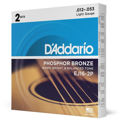 D’Addario（ダダリオ）のアコースティックギター用の定番弦「EJ16」が2パックセットになったお買い得なプロモーションパックが発売！