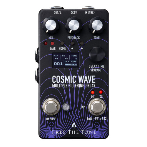 Free The Tone(フリーザトーン)より複数のフィルターを備えた画期的なデジタル・ディレイ「Cosmic Wave CW-1Y」登場！
