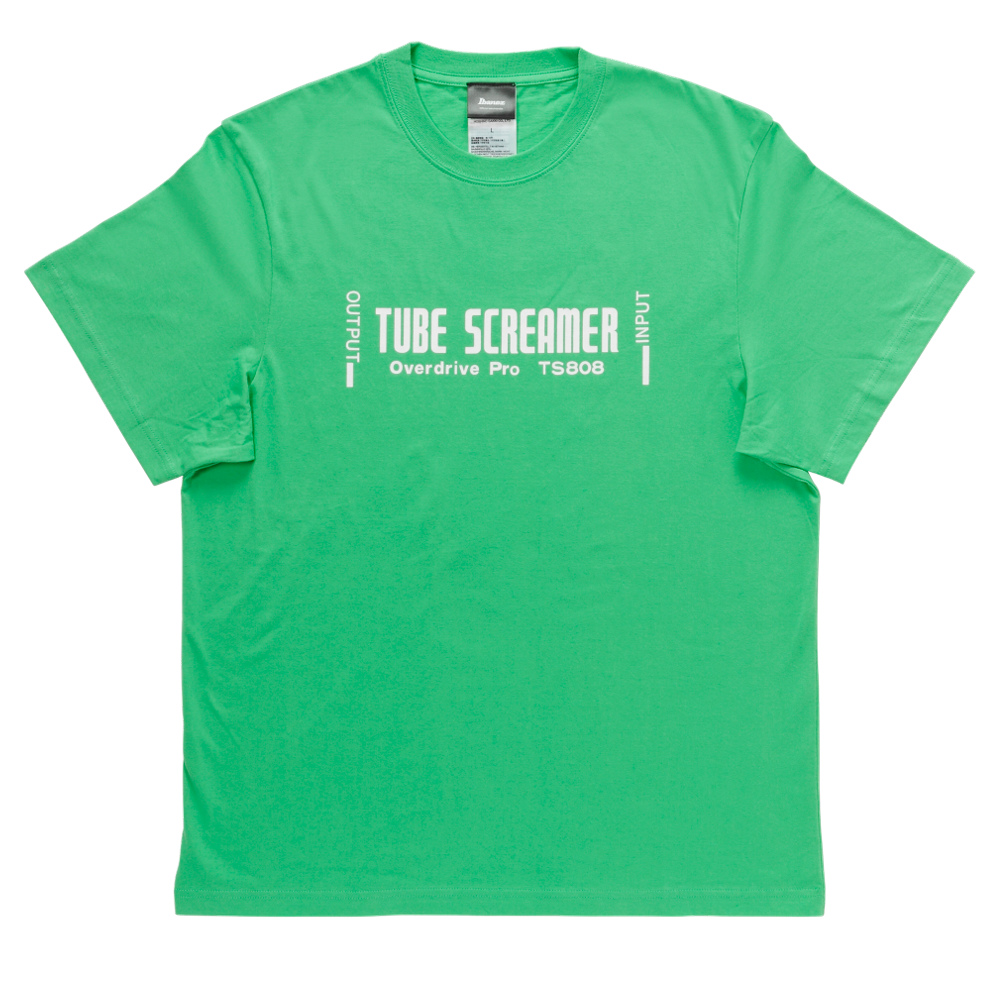 IBANEZ IBAT010S TUBE SCREAMERデザイン Tシャツ グリーン