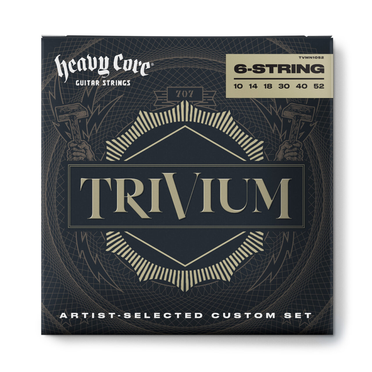 JIM DUNLOP TVMN1052 TRIVIUM HEAVY CORE STRINGS 10/52 エレキギター弦
