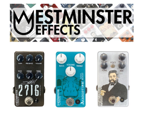 教会音楽を演奏するギタリストに向けたエフェクターブランド Westminster Effects（ウエストミンスター エフェクツ）から新製品3機種が発売！